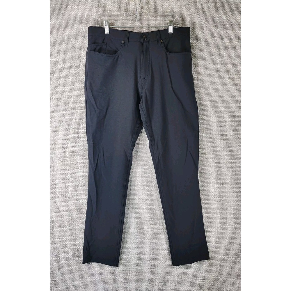 Olivers Passage Pants Mens 32 (33X30) Black Nylon Performance Casual Stretch